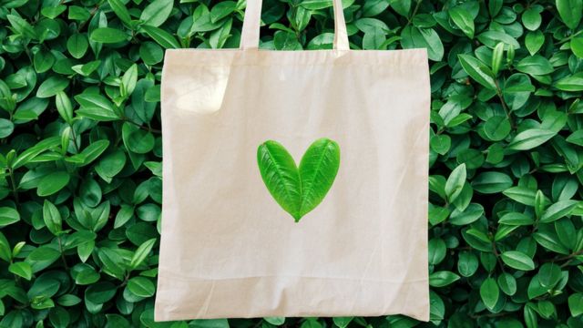 Elecciones conscientes,para un mundo más verde 6 Bolsas de material reciclable